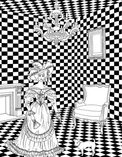 The checkered room